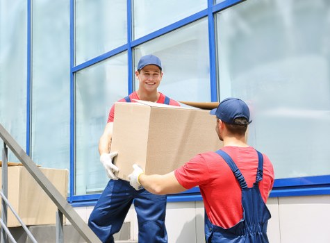 Office relocation using removal services in Brompton