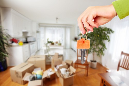 Experienced movers handling furniture removal in Brompton home relocation