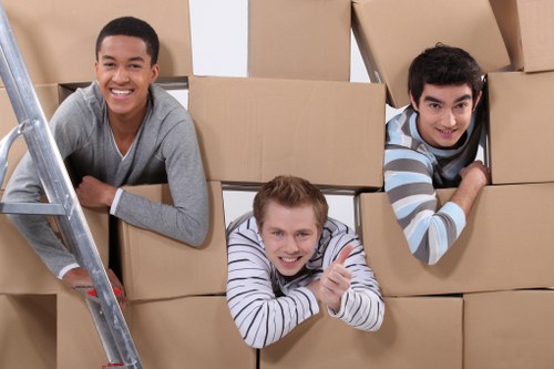 Professional man and van in Brompton for local relocation