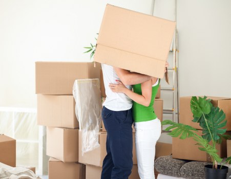 Professional movers handling a Brompton same day relocation