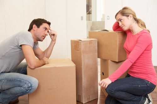 Flexible man with van Brompton transport for offices and homes
