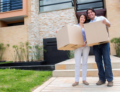 Packing and loading a removal van in Brompton